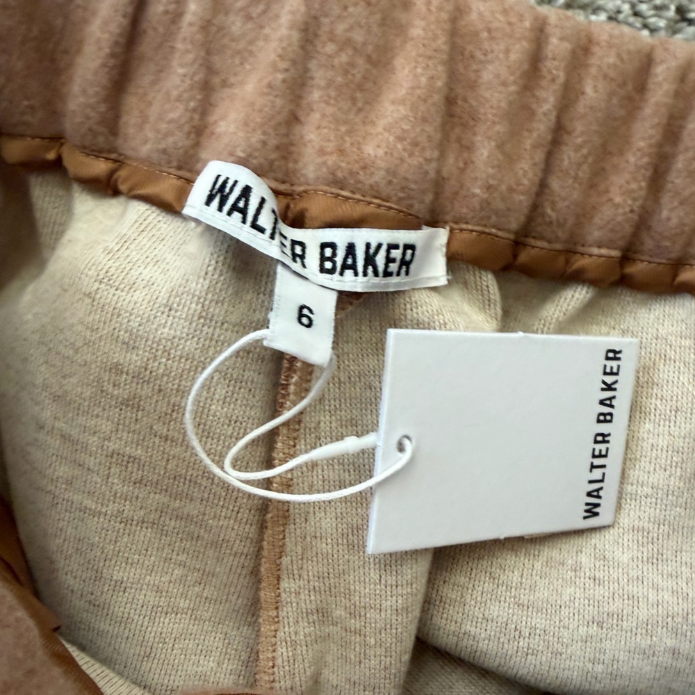 Walter Baker Kalvin Carmel Women's “Wool” Shorts - Picture 3 of 5